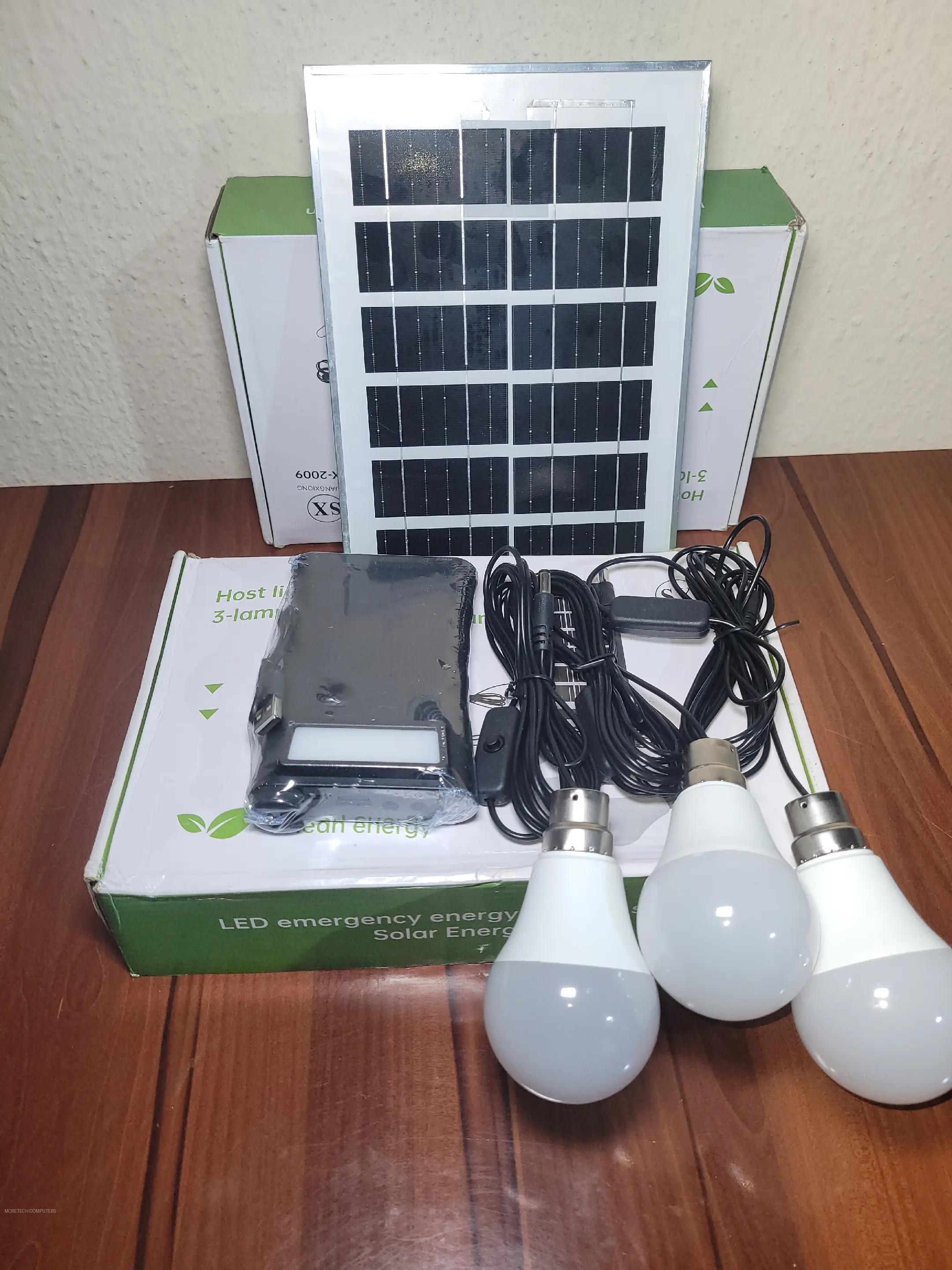 Solar Rechargeable Emergency Light | 2400mAh–10000mAh | LED | Camping & Power Outage Light