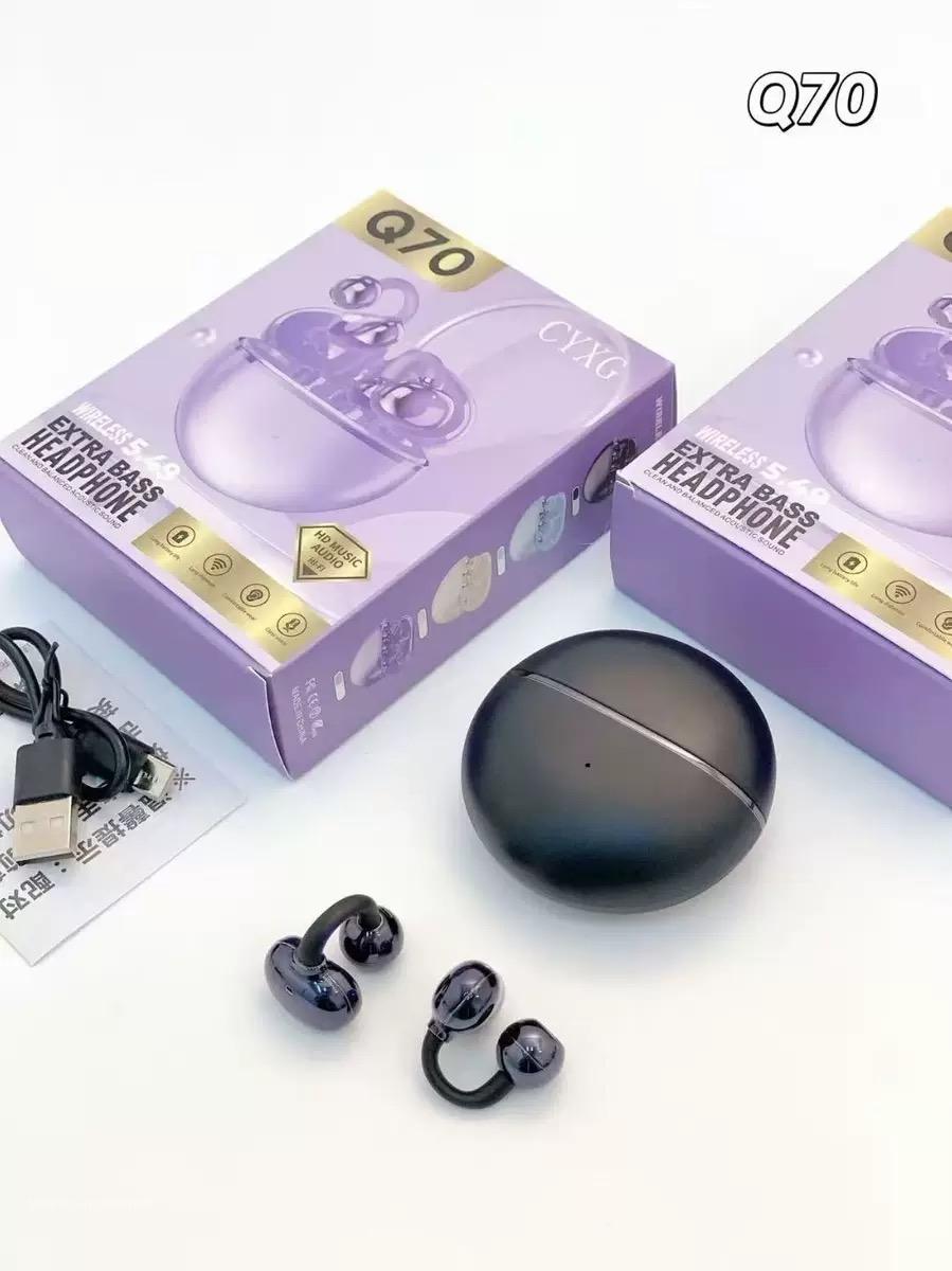 Wireless Extra Bass Headphone / Clip-on Earbuds